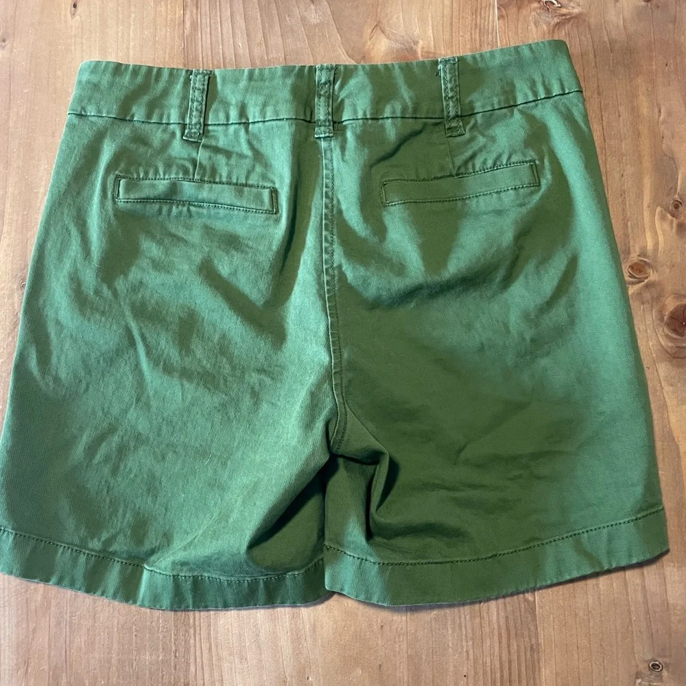 J. Crew Olive Green Women's Bermuda Shorts